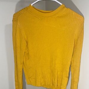Simple yellow long sleeve